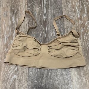 Skims Seamless Tan Bralette size L/XL NWOT